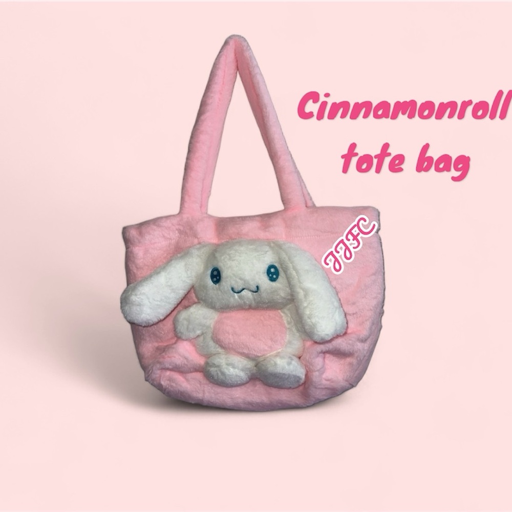 Cute Cinnamon roll plush shoulder bag 🩵